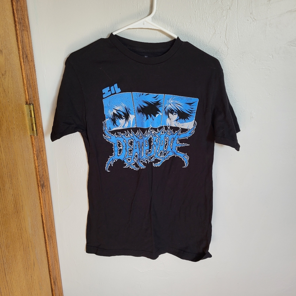 HT Deathnote L Lawliet black t-shirt